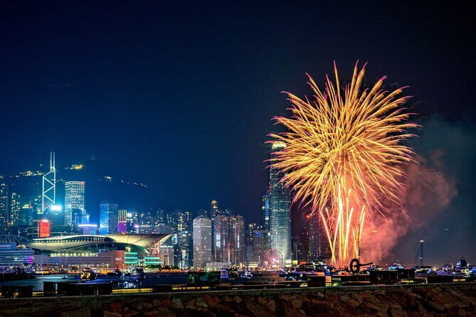 2025 Chinese New Year Fireworks Open Bar Yacht Dinner Cruise HK - Price and value: what $492.65 buys you on New Year’s Eve energy