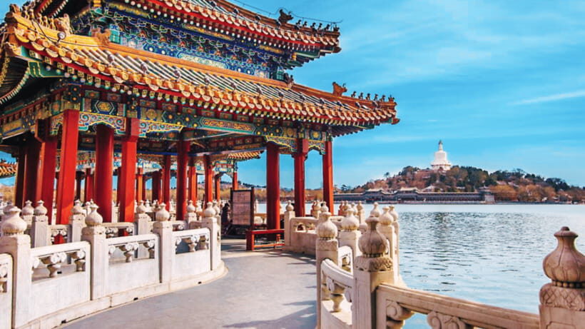 Beijing: Beihai park e-ticket entry - A practical self-guided route: lake paths first, iconic buildings second