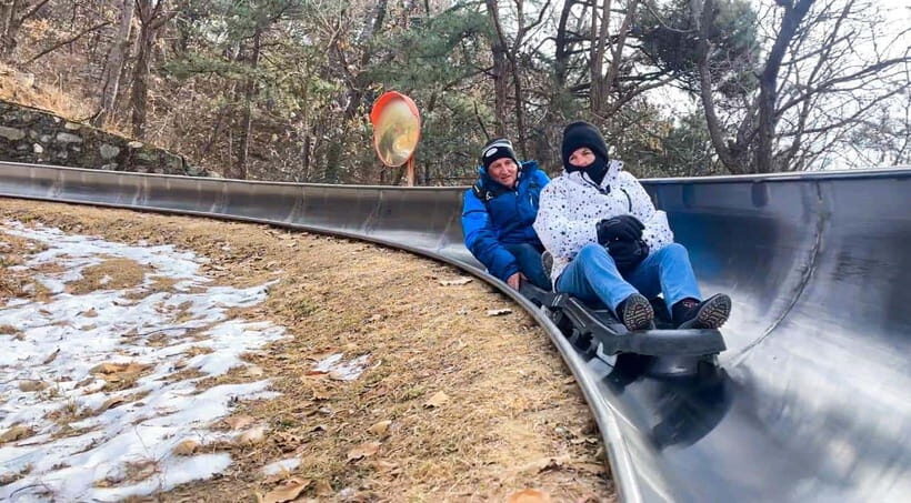 Beijing: Forbidden City, Tian'anmen Square & Great Wall Trip - The Mutianyu Great Wall hike: chairlifts, the slide, and picking your own effort