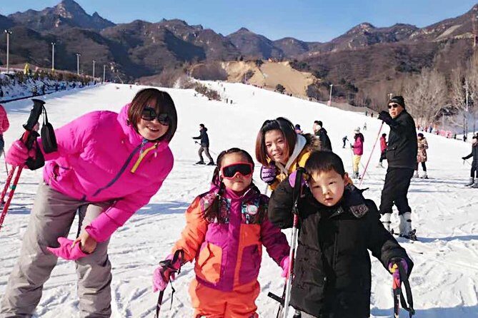 Beijing Private Tour to Huaibei Ski Resort and Mutianyu Great Wall with Lunch - Huaibei Ski Resort with the Great Wall in view