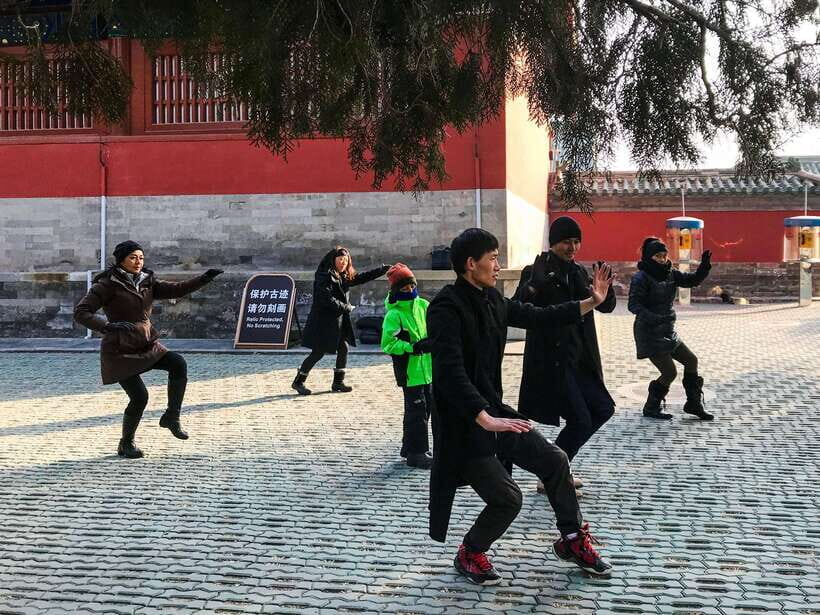 Beijing: Temple Of Heaven+Tai Chi Class+Tea Ceremony - Temple of Heaven at the east entrance: morning life, temples, and that Echo Wall moment
