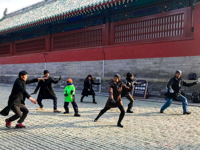 Beijing: Temple Of Heaven+Tai Chi Class+Tea Ceremony - Taiji Kungfu class: calm body mechanics for 30–40 minutes