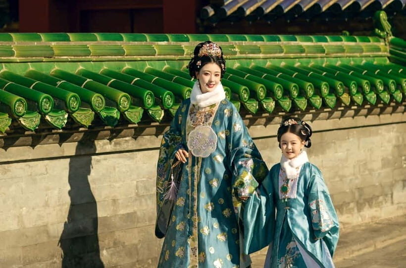Beijing Traditional Hanfu Experience & Photoshoot for Groups - The Photoshoot Outside the Forbidden City Moat: Where the Red Walls Pay Off