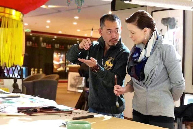 Beijing Wangfujing Calligraphy Class by Forbidden City - Meet Richard: how the class actually teaches you