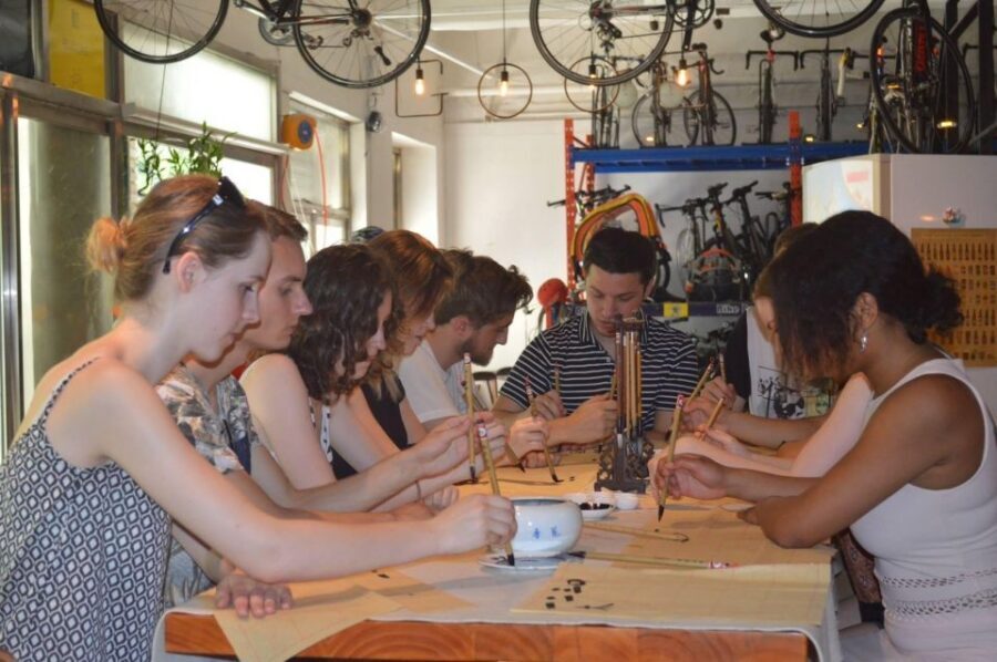 Beijing Wangfujing Calligraphy Class Nearby Forbidden City - What Happens in the Lesson: Strokes, Brush Control, Then Real Characters