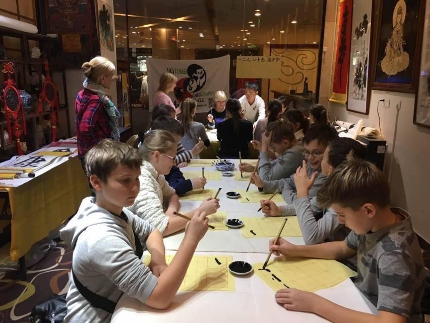 Beijing Wangfujing Calligraphy Class Nearby Forbidden City - What You Leave With: Artwork, Brushes, and a Nice Souvenir