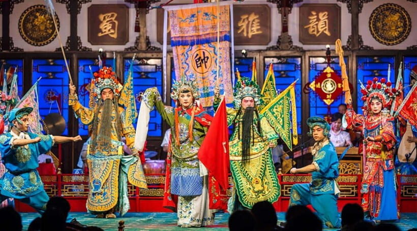 Chengdu: Sichuan Opera Show & Covered Bowl Tea & Massage - The 80-minute show plan: what you’ll actually see