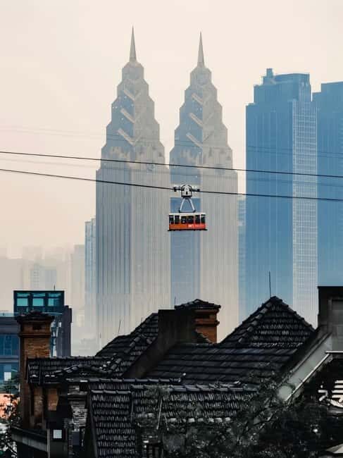Chongqing deep explore 10 sights & typical lunch and dinner - Rope bridge in the sky: fun, not forced