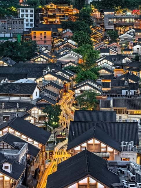 Chongqing: Magic Night View and Secret Viewing Spots Tour - Longmenhao Old Street: a different side of the same night
