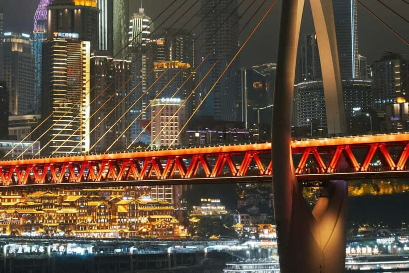 Chongqing Night Tour: River Cruise and Hidden Views - Hongya Cave After Dark: Neon Alleys and Cliffside Architecture
