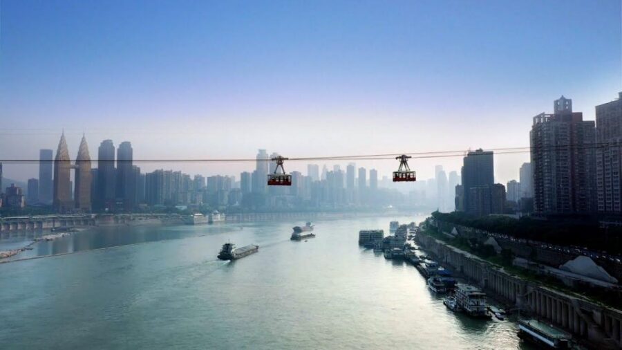 Chongqing: One-Day Extravaganza: Hit All the Must-See Spots! - Liziba Station: The Light Rail That Runs Through Apartments