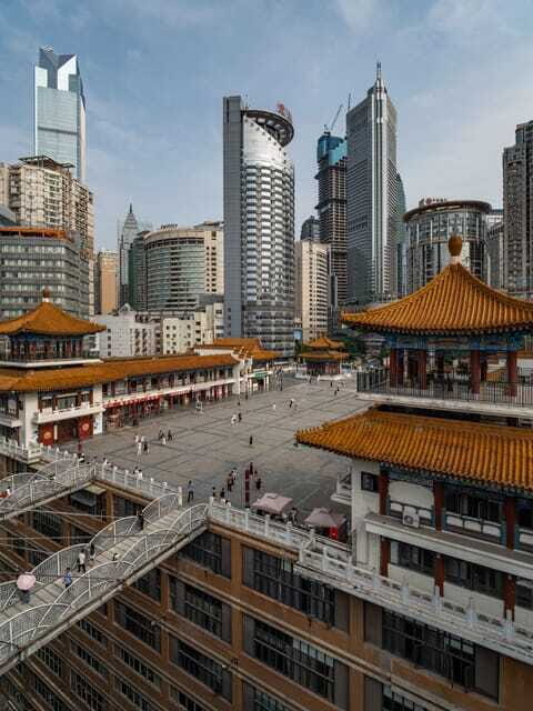 Chongqing Private City Tour: Must-Sees All-in-One - Food windows on Chongqing Haochi Street and a local restaurant stop