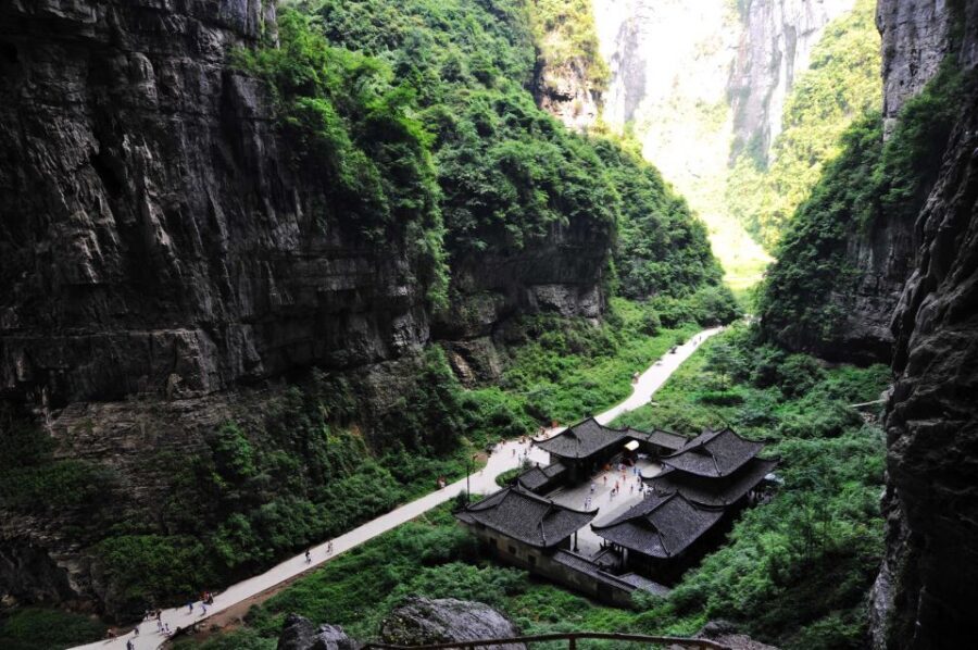 Chongqing: Wulong Private Day Exploration Tour - Qinglong Bridge staging post: the Tang-dynasty break from pure scenery