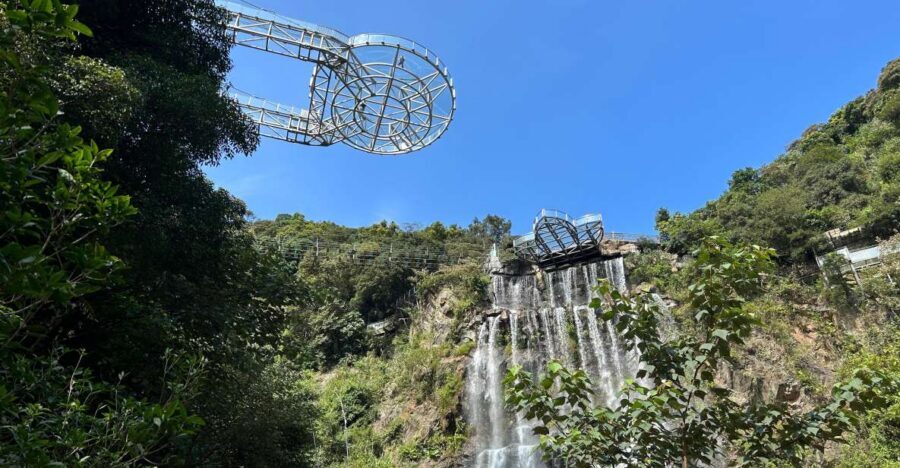 From Guangzhou: Gulong Canyon Private Day Tour - Nine-Waterfall route: where the walking turns into the attraction
