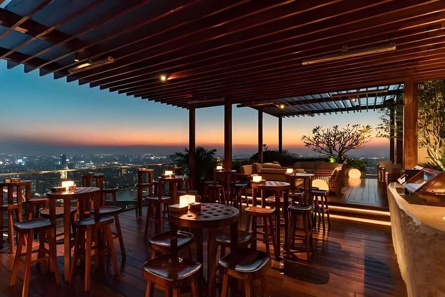 GuangZhou: 70 Floor RoofTop openair Bar, Sunset & Light Show - The 2-Hour Flow: Sunset First, Then the Canton Tower Light Show