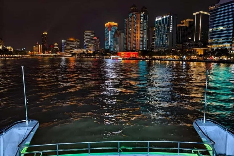 Guangzhou: Pearl River 1-hour Night Cruise (Optional Piers) - On the ship: open-air deck, cold air, and what to wear