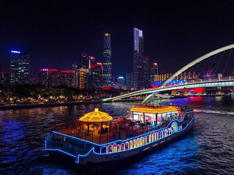 Guangzhou: Roundtrip Cruise Night View from Canton Tower - Timing and boarding: what to expect around your sail time