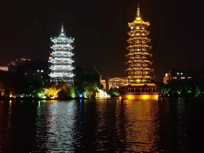 Guilin: Private Full-Day City Tour with Fubo Hill - Riyue Shuangta Cultural Park: A Needed Break in the Day