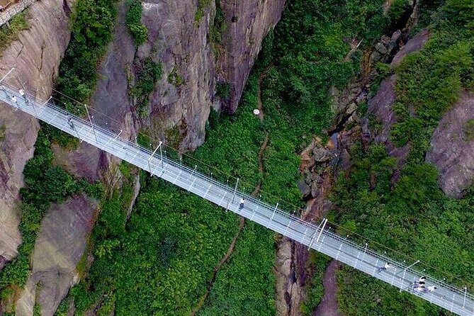 Gulong Gorge Skywalk Glass Bridge and Waterfall View Private Tour - Private-vehicle timing: getting north fast and back to the city