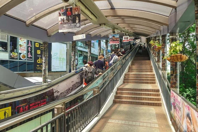 Hong Kong Day Tour: Priority Peak Tram, City Walk & Dim Sum - Old Town Central walk: Pottinger Street, Central Escalator, Tai Kwun