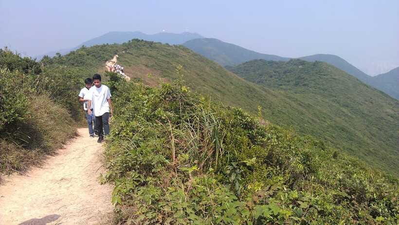 Hong Kong: Dragon's Back Hike - The finish near Shek O Village and Beach: your ending is your choice