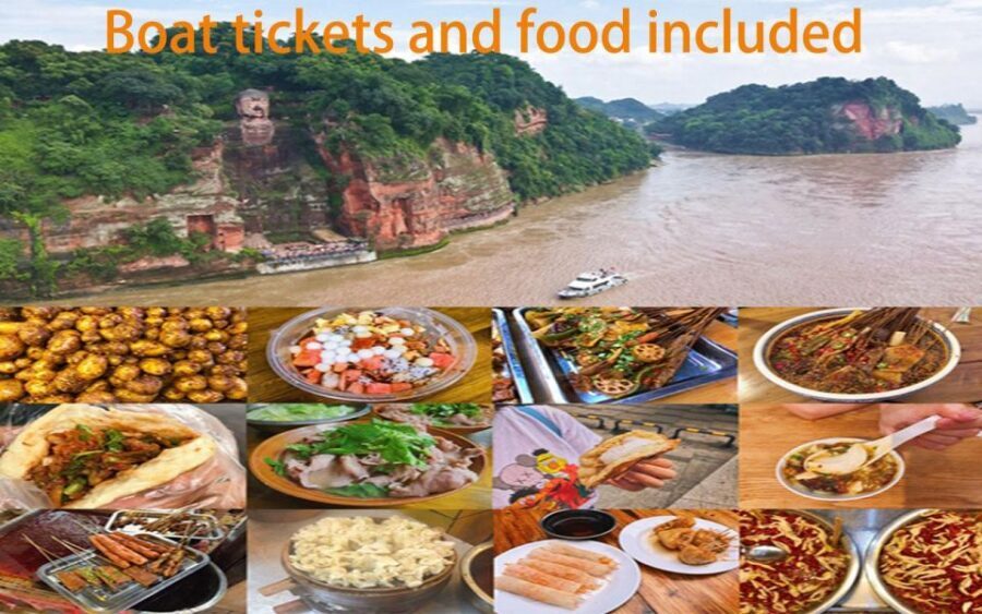 Leshan Buddha boat and food half day trip - Old city food time: 8-10 tastings that actually fit in 2 hours