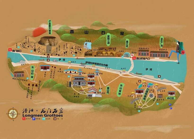 Luoyang: Longmen Grottoes Entry Ticket Only Option - Stop 1: Longmen Shiku Neighborhood Before You Enter the Caves