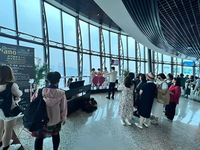 Macau: Macau Tower Observation Deck Ticket - Level 58 indoor observation lounge (233m): city views with less weather drama