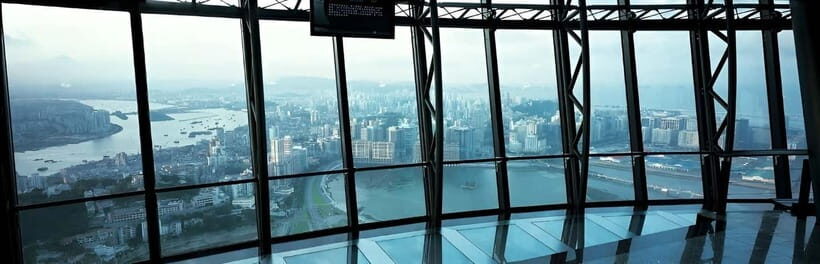 Macau: Macau Tower Observation Deck Ticket - Level 61 outdoor observation deck (223m): the height you feel in your stomach