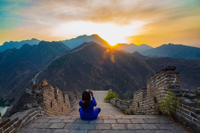 Mutianyu and Huanghuacheng Great Wall Sunset Walking Tour - Mutianyu: cable car up, walk around, toboggan back down