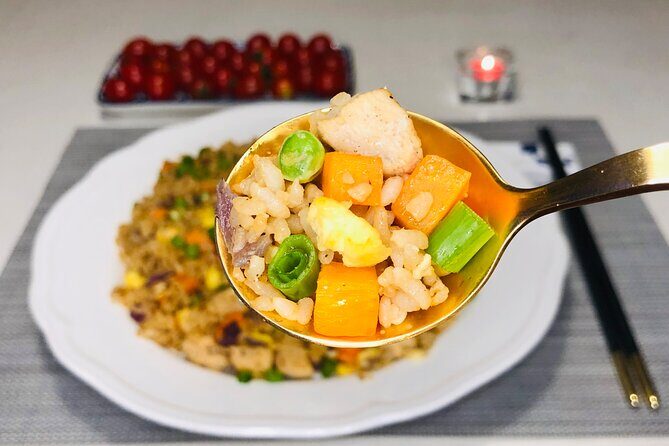 Online Cooking Class Fried Rice by Sunflower Li - Meeting Chef Miss Li and getting the kind of help that sticks