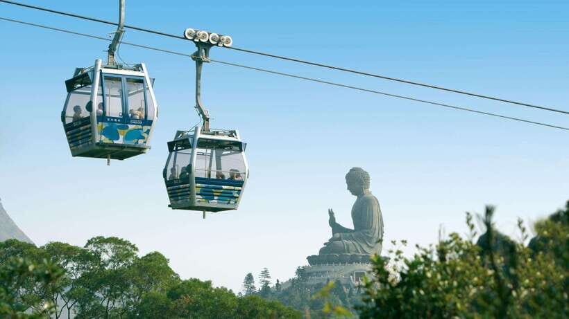 Premium Lantau Tour with Cable Car tickets & English Guide - Ngong Ping Village and the Tian Tan Buddha climb (268 steps)