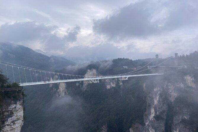 Private Day Tour of Tianmen Mountain with Skywalk and World's Longest glass bottom bridge - Glass skywalk energy and the Tianmen temple option