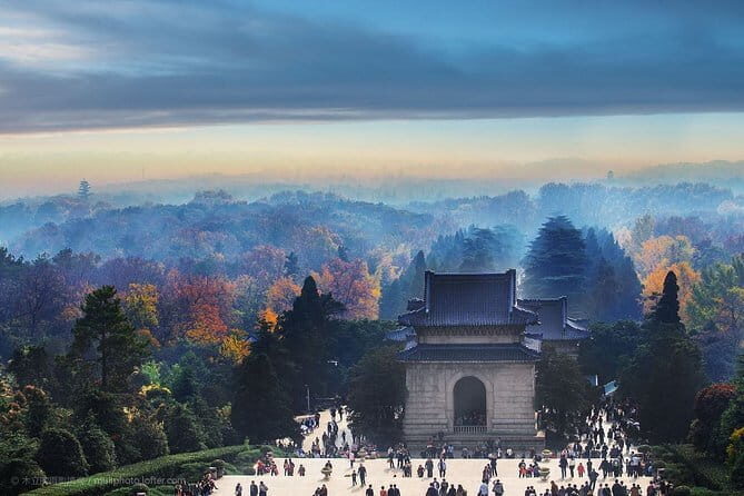 Private Day Tour to Niushoushan Cultural Park in Nanjing - Usnisa Temple areas and pagoda viewpoints that connect the site