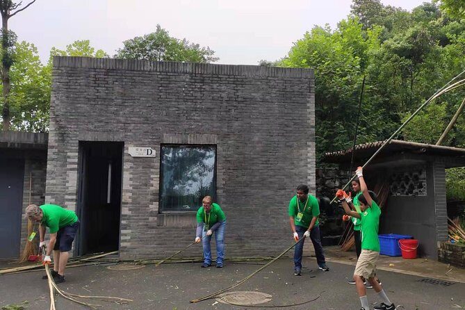 Private Dujiangyan Panda Base Panda Rescue Center Volunteer for a Day - Watching Pandas Between Chores: Ground Walks and Red Panda Time