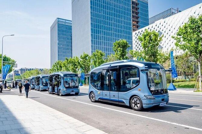 Private Guangzhou High-Tech Tour AI Robot Auto Drive Bus and More - Alibaba New-Concept Supermarket: Cashless, Screen-Based, and Built for Speed