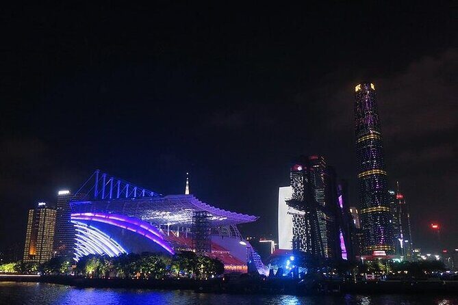 Private Guangzhou Night Tour Pearl River Cruise & Dim-Sum Dinner - Pearl River at night: your main event, with optional VIP top deck