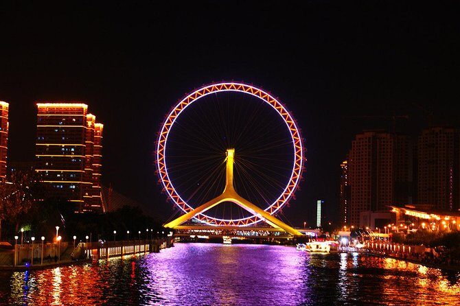 Private Tianjin City Night Tour with Haihe River Cruise - Binjianglu Pedestrian Street after the cruise: switch from views to local life