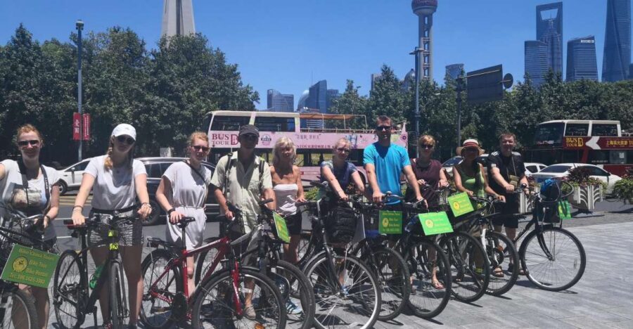 Shanghai: Full Day Classic Bike Tour With an Authentic Lunch - From People’s Square to Shanghai Museum and the Grand Theater