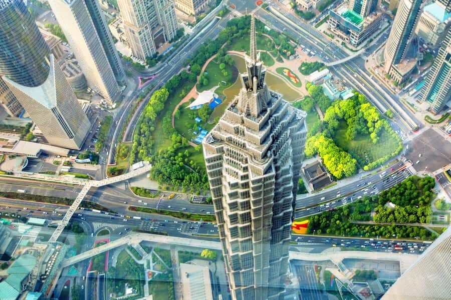 Shanghai Jinmao Tower 88th floor sightseeing hall - The elevator-to-panorama moment: 45 seconds to Shanghai from the sky