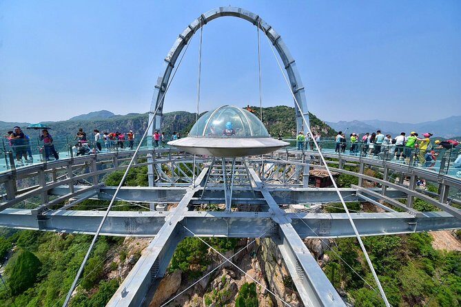 Shilinxia Glass Platform & 798 Art District/Ming City Wall Tour - The Cable Car and the Stair Climb: Where Your Energy Gets Tested