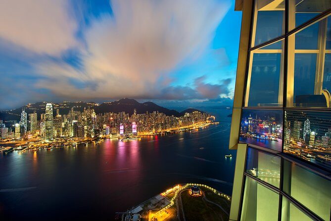sky100 Ticket includes Local Pastry Set at Café 100 - 393 metres of 360° views: Victoria Harbour and the skyline you’ll keep turning around for