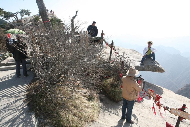 Xian Day Trip to Mt. Huashan with Round-trip Cable Car - The West Peak cable car: the views start before the walking
