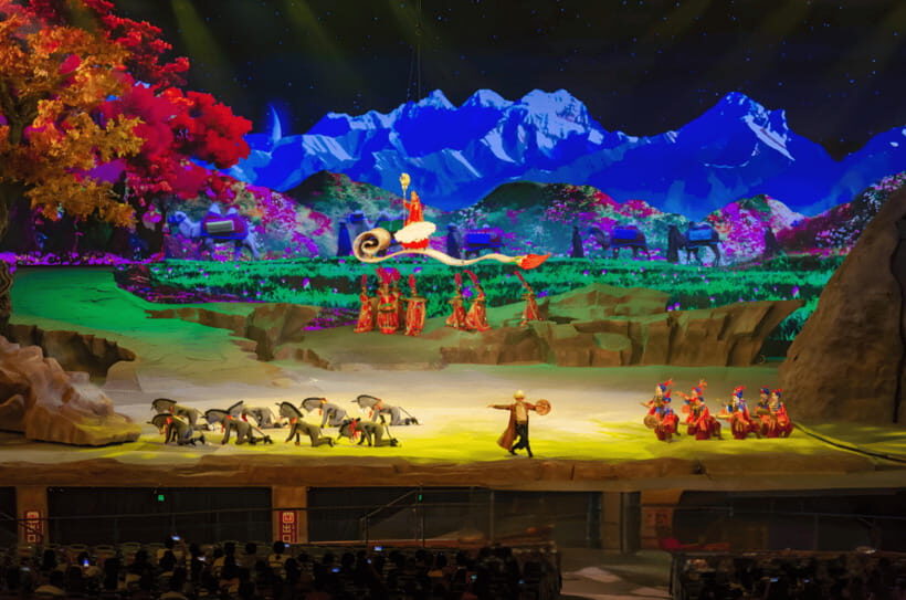 Xian: Must see Eternal Love or Camel Bell Legend show Ticket - Camel Bell Legend: real caravan drama with camels and horses