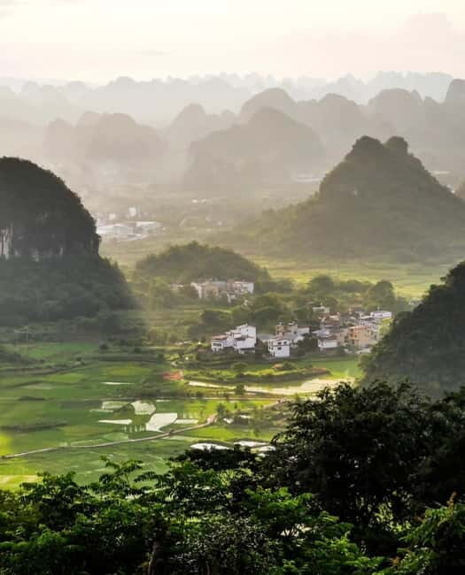 Yangshuo Unveiled: Karst View, Bamboo Drift & Hidden Village - Yulong River bamboo rafting: calm currents, real quiet