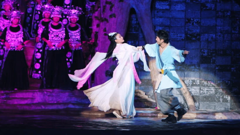 Zhangjiajie: Tianmen Fox Fairy Live Performance - Tianmen Fox Fairy at Tianmen Mountain: The setting is half the show