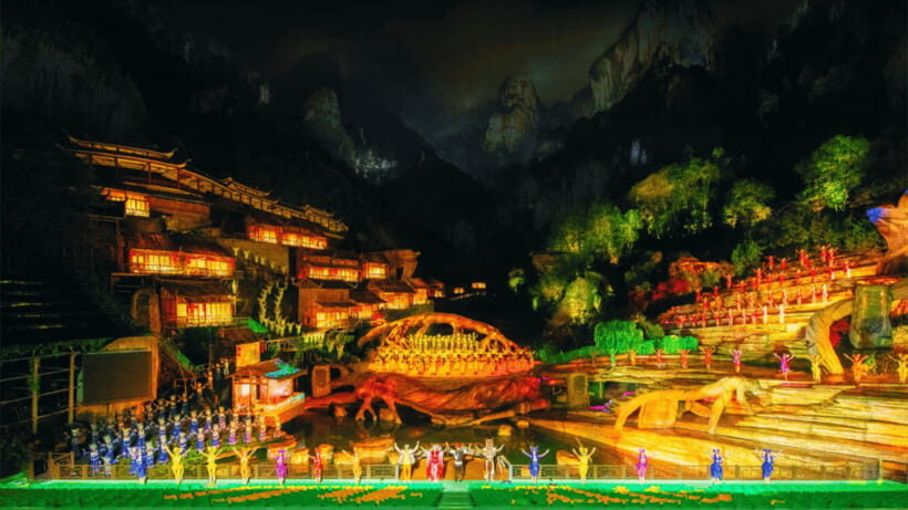 Zhangjiajie: Tianmen Fox Fairy Live Performance - Stage effects, light, music, and choreography (and why they matter outdoors)