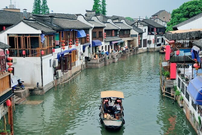 Zhujiajiao & Shanghai: Private Day Tour Water Town to Skyline - The Bund waterfront: old colonial facades with the Pudong skyline payoff